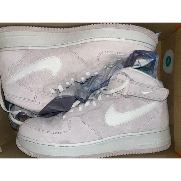 NIKE AIR FORCE 1 MID '07 QS 'VENICE' Purple / Gray Size 12 - Men's - Picture 2 of 16